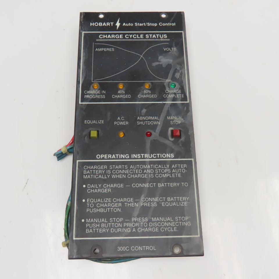 Hobart 300C Battery Charger Auto Start/Stop Control Parts Or Repair