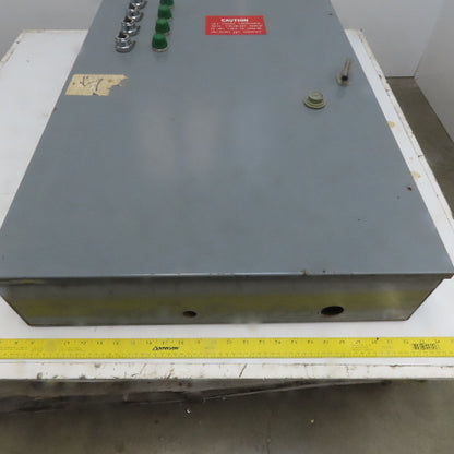 220/440V Line 600V 30A Prewired 4 Motor Control Cabinet W/ Selectors Indicators