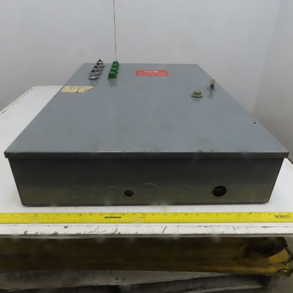 220/440V Line 600V 30A Prewired 4 Motor Control Cabinet W/ Selectors Indicators