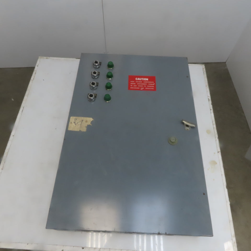 220/440V Line 600V 30A Prewired 4 Motor Control Cabinet W/ Selectors Indicators