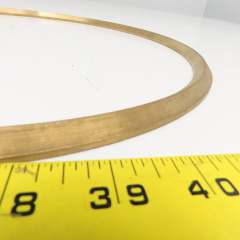 12" ID x 13" OD V-Packing Brass Bottom 6 Ring 1-3/8" Stack Height