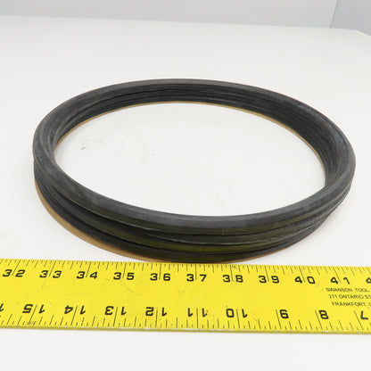 12" ID x 13" OD V-Packing Brass Bottom 6 Ring 1-3/8" Stack Height