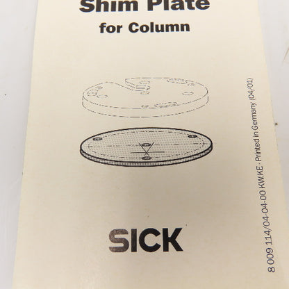 Sick 4031053 Sensor Leveling Plate & Riser  2 Pieces