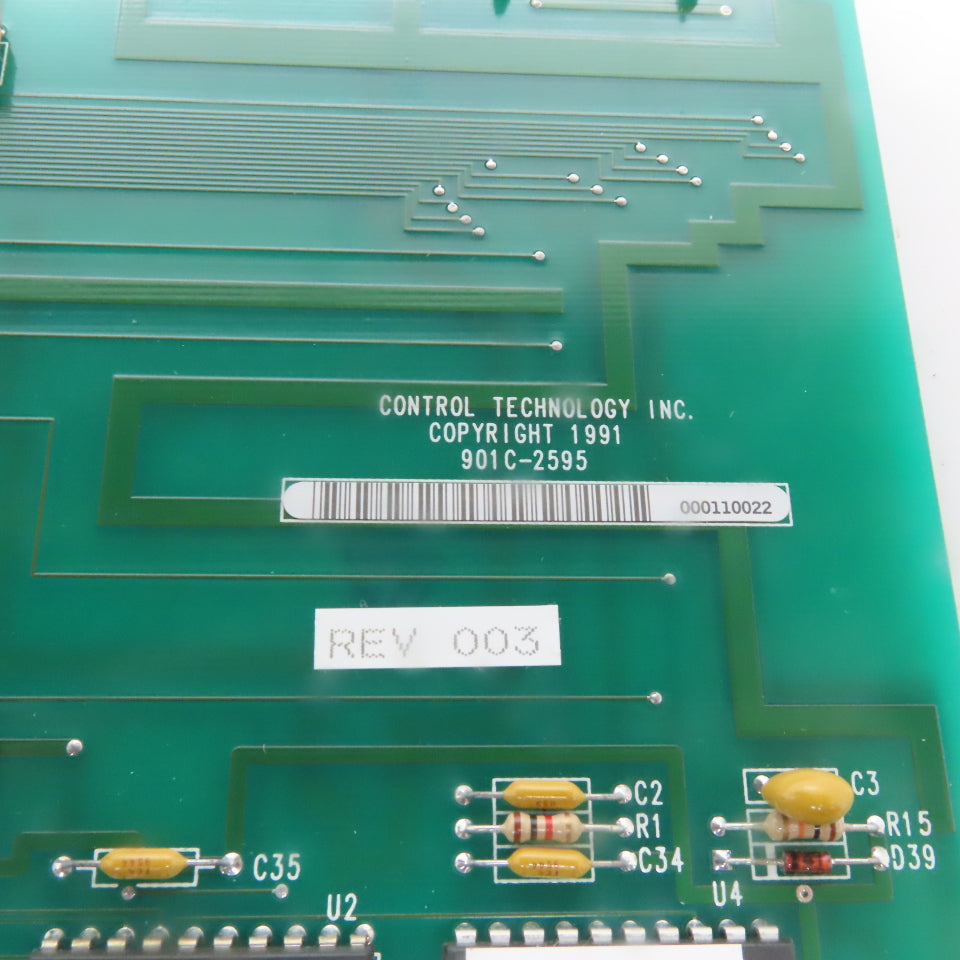 Control Technology 901C-2595 Rev 003 16 Pin Output Module Card
