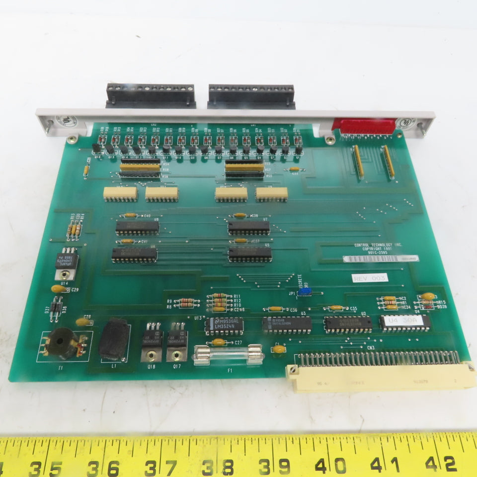 Control Technology 901C-2595 Rev 003 16 Pin Output Module Card