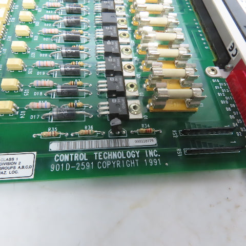 Control Technology 901C-2591 16 Pin Isolated Output Module Card