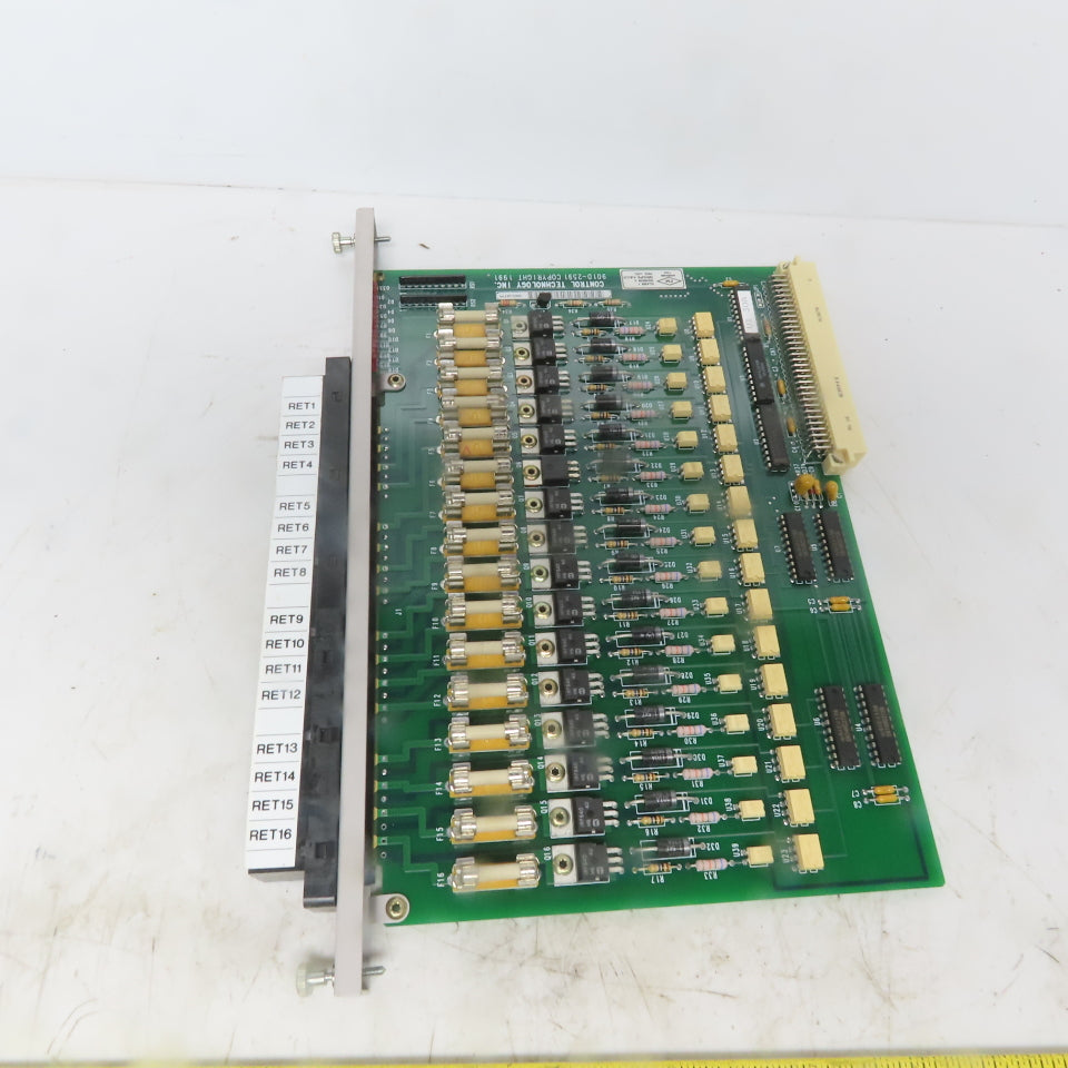 Control Technology 901C-2591 16 Pin Isolated Output Module Card