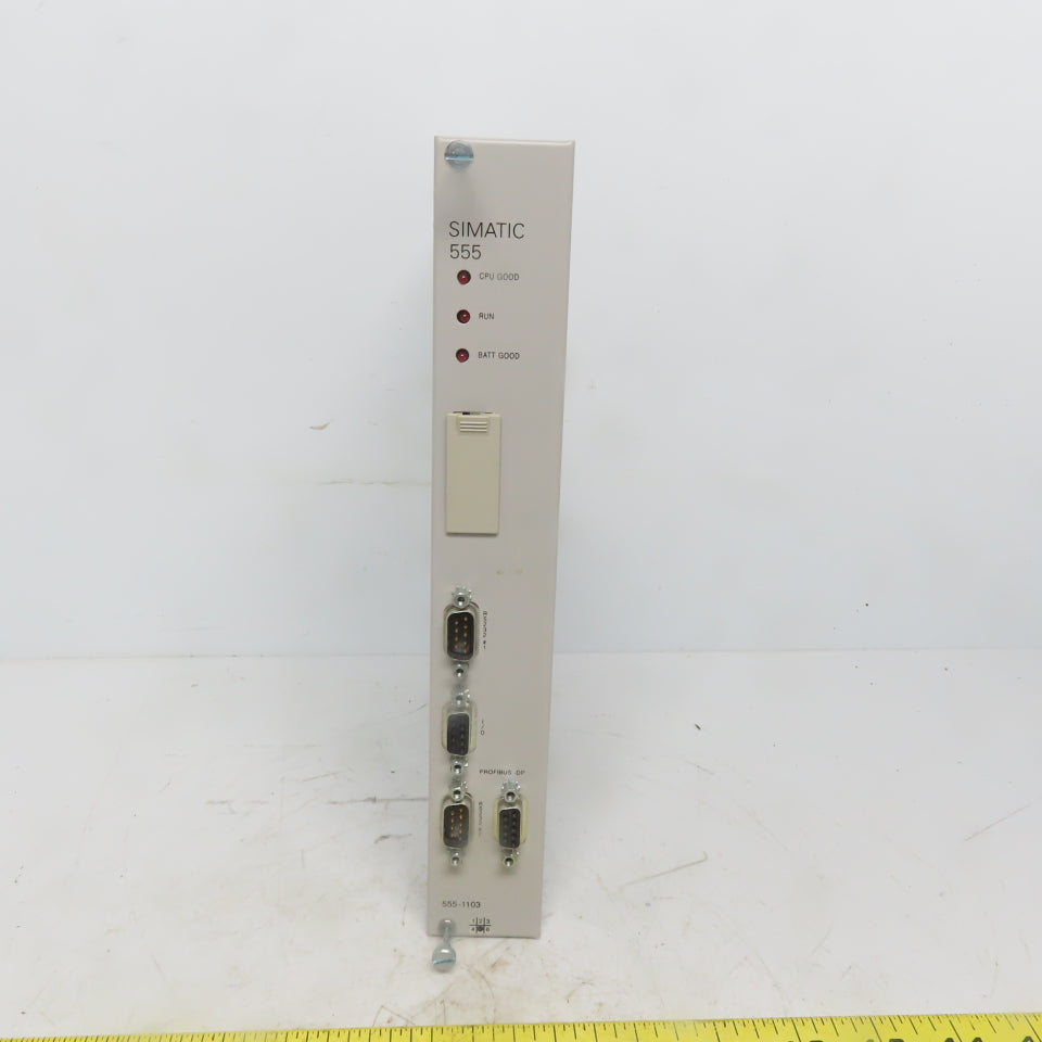 Siemens Simatic 555-1103 CPU Processor Module Card