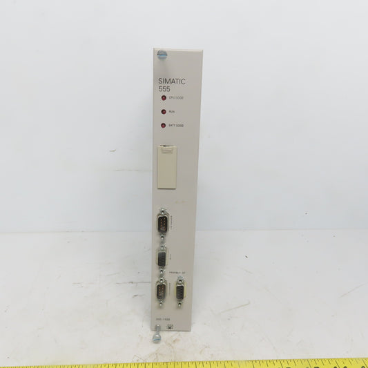 Siemens Simatic 555-1103 CPU Processor Module Card