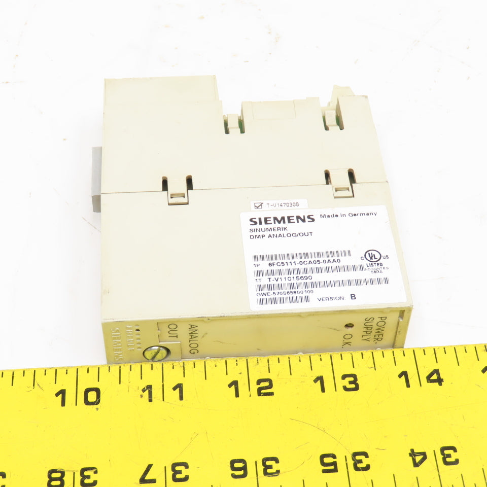 Siemens 6FC5111-0CA05-0AA0 Sinumerik DMP Analog Output Module Version B