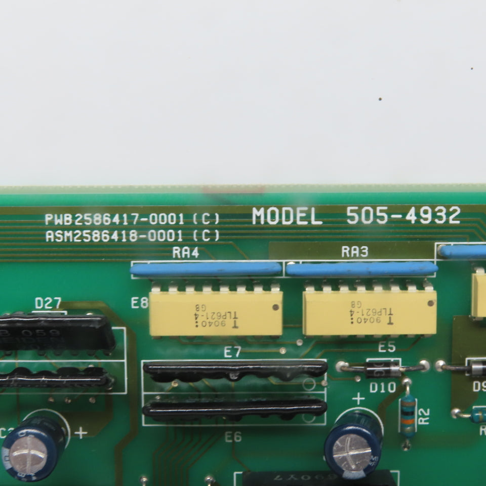 Siemens Texas Instruments 505-4932 Relay Output Module PLC Card Board
