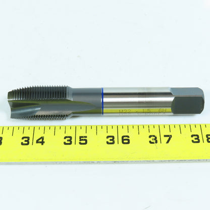 Premier HP M22 x 1.5 Straight Thread 3 Flute Plug Tap