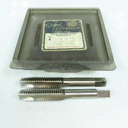 Regal 1/2"-13 NC Straight Thread 3 Flute Plug Tap Lot of 2