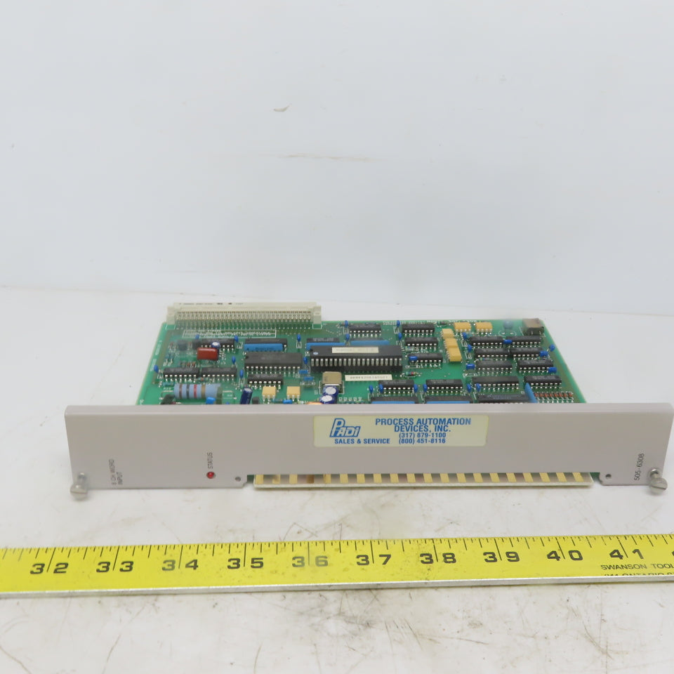 Siemens Texas Instruments 505-6308 Word Input 8 Channel Module Card Board