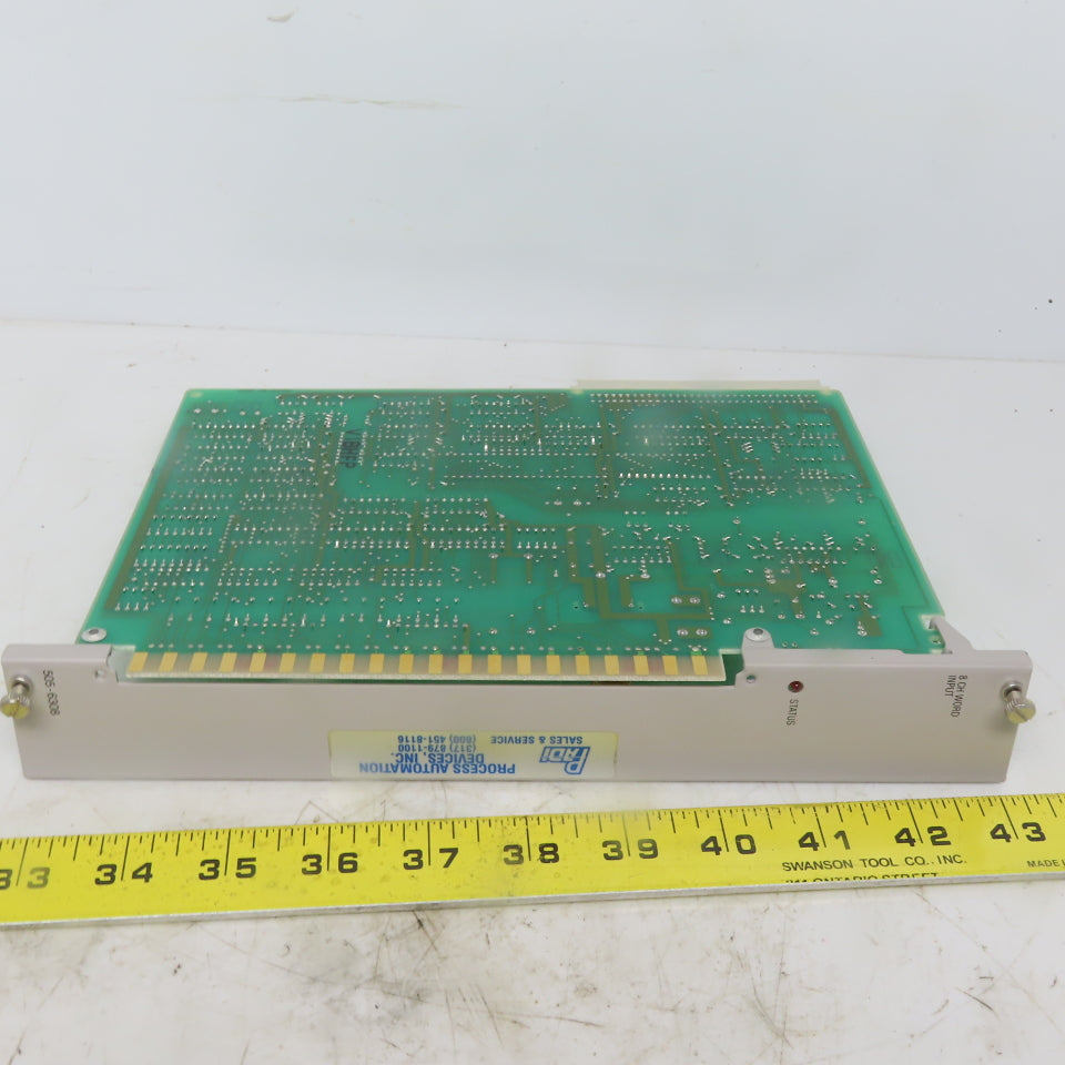 Siemens Texas Instruments 505-6308 Word Input 8 Channel Module Card Board