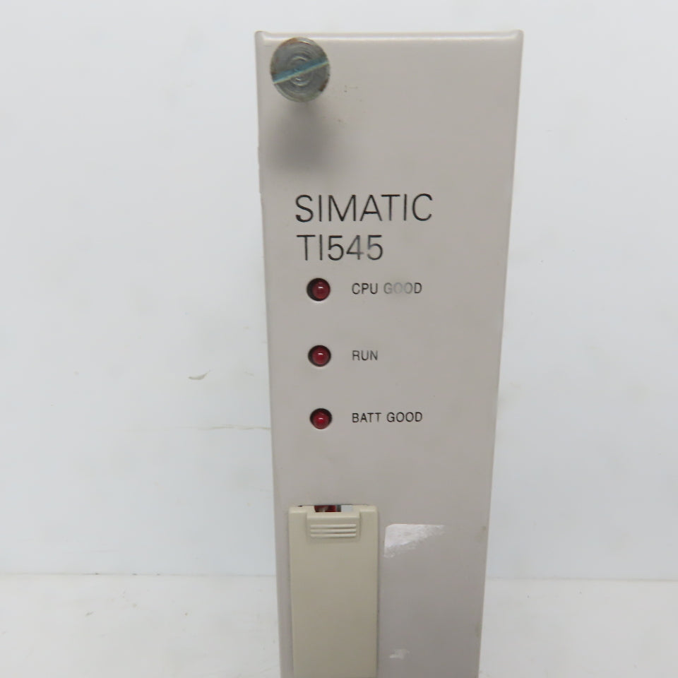 Siemens Texas Instrument Simatic TI545 545-1102  CPU Processor PLC Module Card