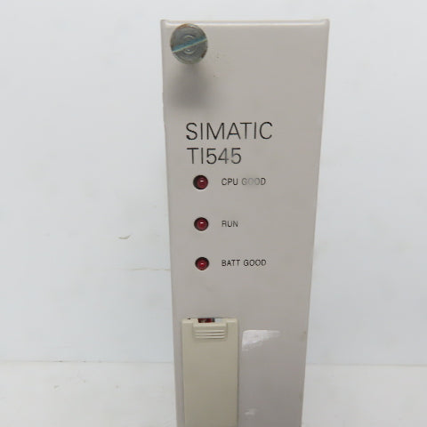 Siemens Texas Instrument Simatic TI545 545-1102  CPU Processor PLC Module Card