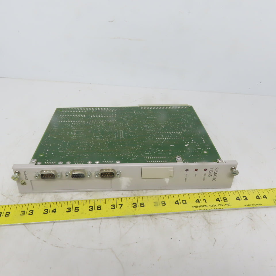 Siemens Texas Instrument Simatic TI545 545-1102  CPU Processor PLC Module Card