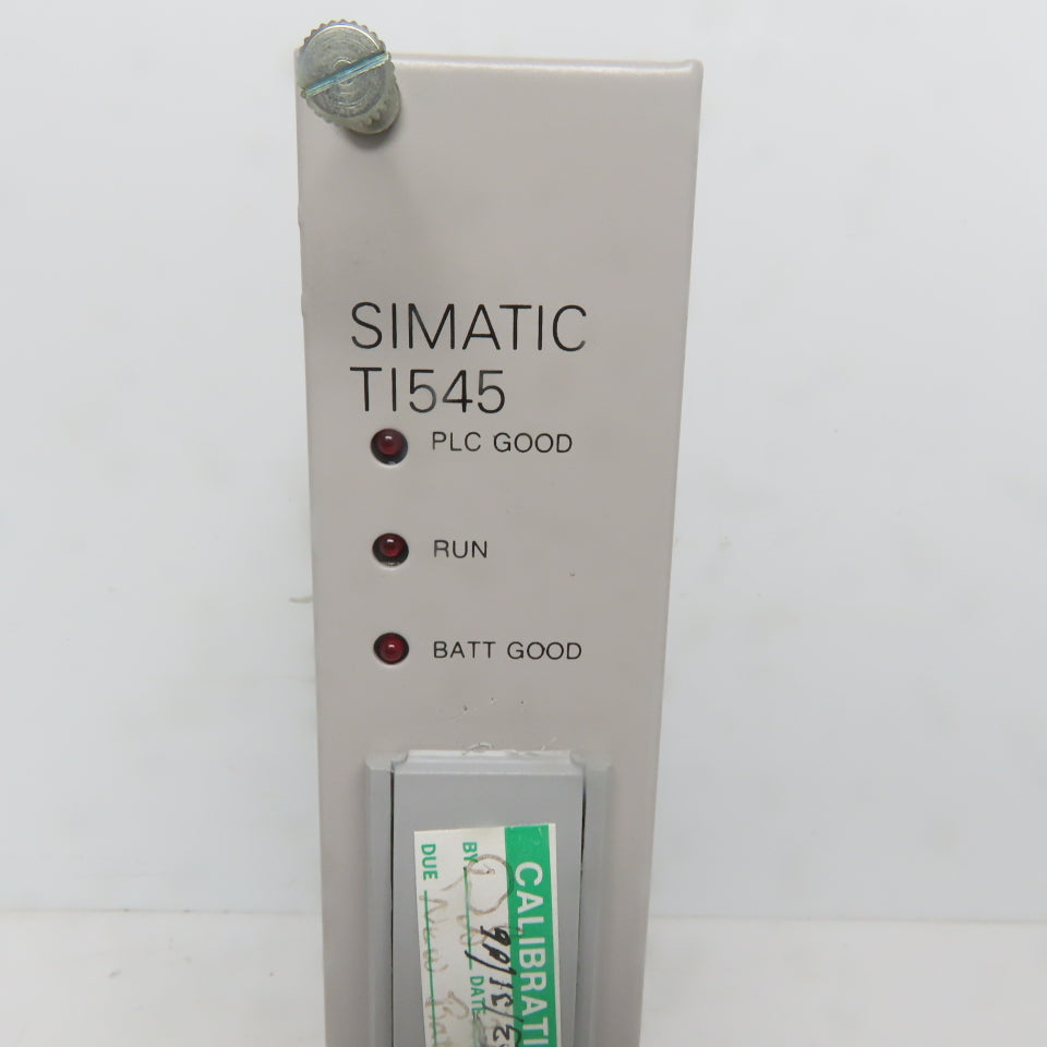 Siemens Texas Instrument Simatic TI545 545-1101 CPU Processor PLC Module Card