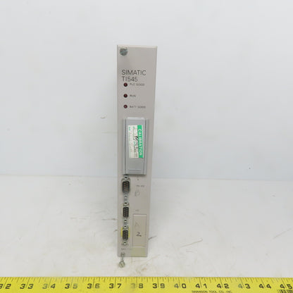 Siemens Texas Instrument Simatic TI545 545-1101 CPU Processor PLC Module Card