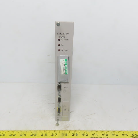 Siemens Texas Instrument Simatic TI545 545-1101 CPU Processor PLC Module Card
