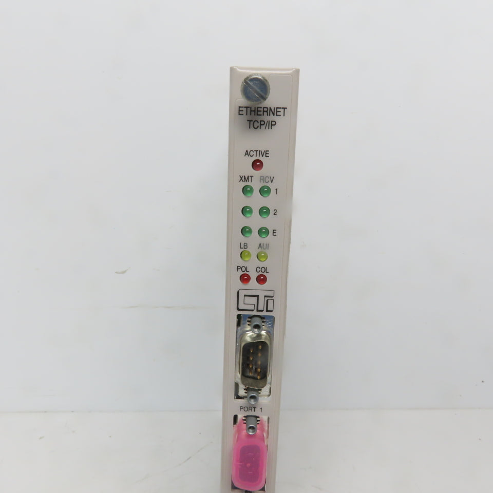 Control Technologies 901F-2572 Ethernet TCP/IP PLC Module Card Board