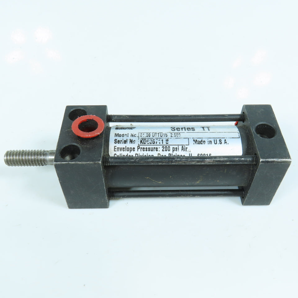 Schrader Bellows 01.00-UTTU16-2.000 Pneumatic Cylinder 1" Bore 2" Stroke 200 PSI
