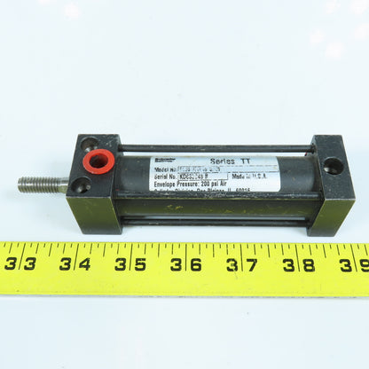 Schrader Bellows 01.00-UTTU16-3.000 Pneumatic Cylinder 1" Bore 2" Stroke 300 PSI