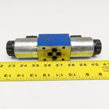 Krauss Maffei R900934623 3 Position Float Center Double Solenoid Valve 24VDC