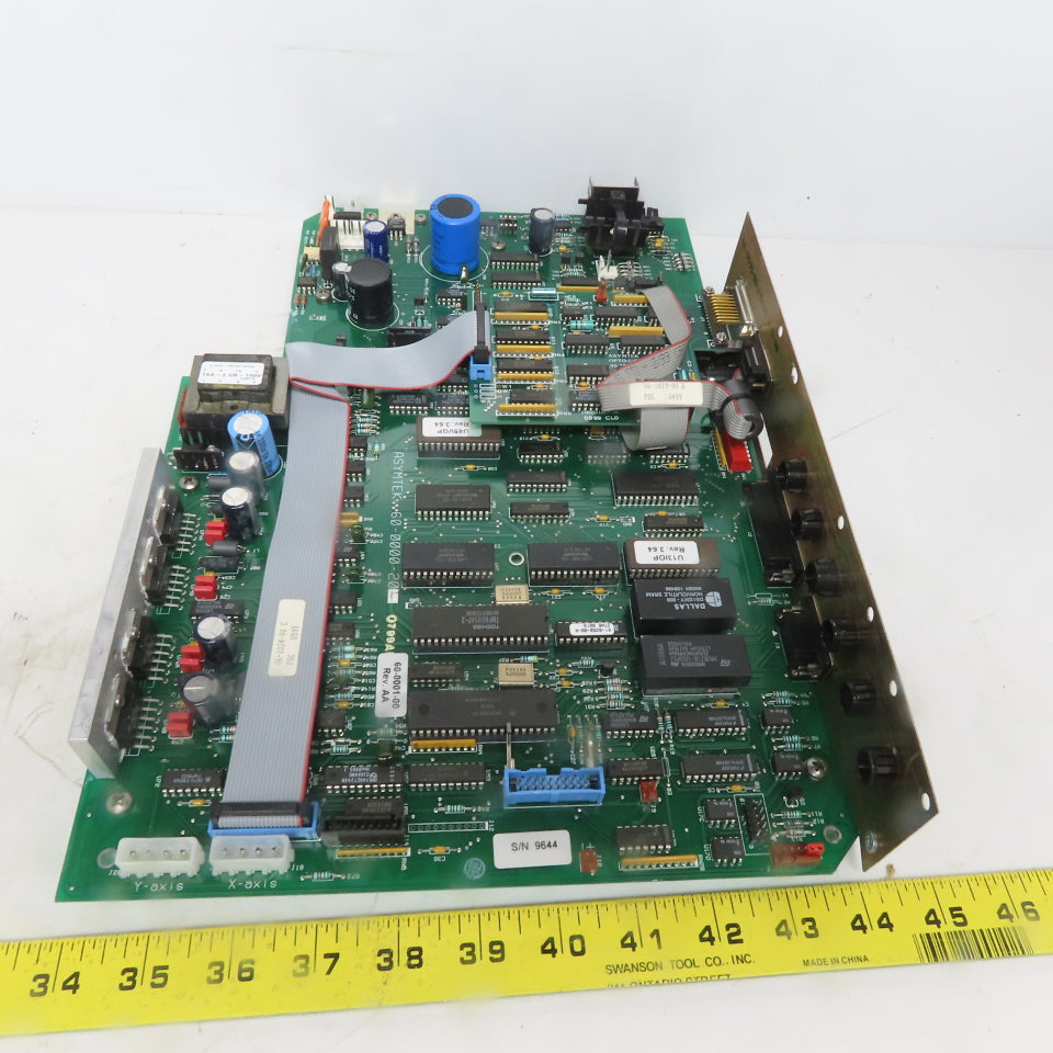 Asymtek 60-0000-20L 60-001-00 Rev. AA Z-Axis Control Circuit Board Card