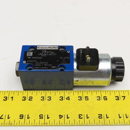 Krauss Maffei R900934628 4/2 Position Hydraulic Valve 24VDC Coil