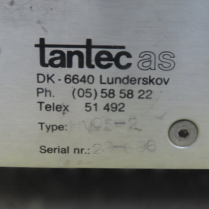Tantec Model HV 05-2 Solid State Corona Generator