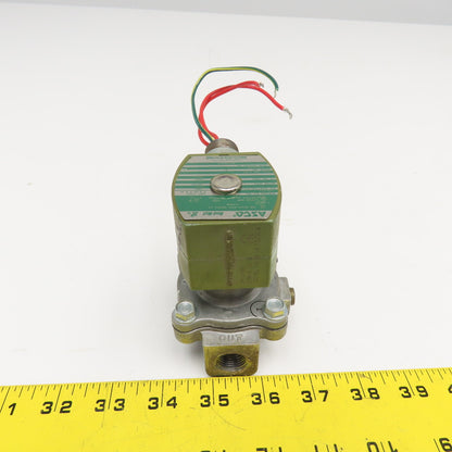 Asco 8214G010 3/8" NPT 5PSI Fuel Gas Shut Off Valve 110/120V Coil