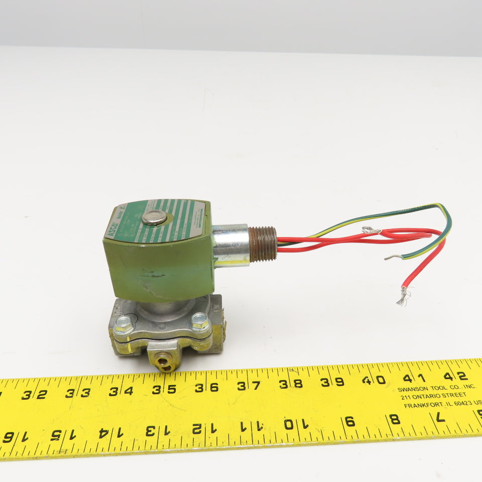 Asco 8214G010 3/8" NPT 5PSI Fuel Gas Shut Off Valve 110/120V Coil