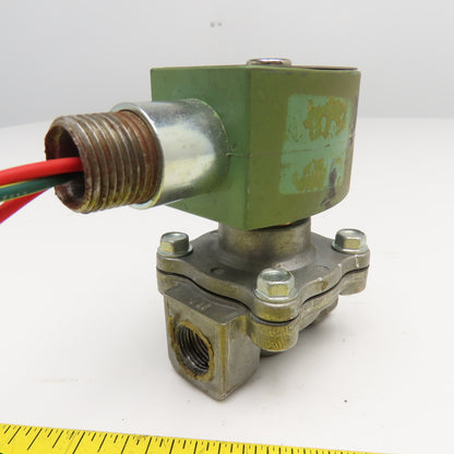 Asco 8214G010 3/8" NPT 5PSI Fuel Gas Shut Off Valve 110/120V Coil