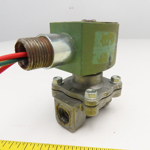 Asco 8214G010 3/8" NPT 5PSI Fuel Gas Shut Off Valve 110/120V Coil