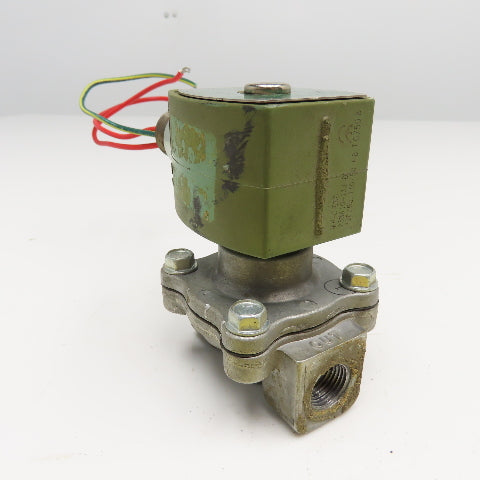 Asco 8214G010 3/8" NPT 5PSI Fuel Gas Shut Off Valve 110/120V Coil