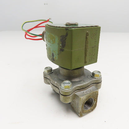 Asco 8214G010 3/8" NPT 5PSI Fuel Gas Shut Off Valve 110/120V Coil