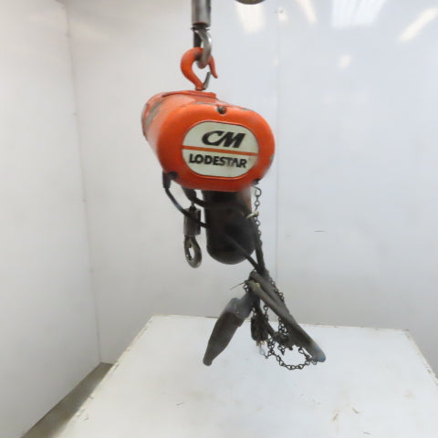 Cm Lodestar Model A 1/8 Ton Electric Chain Hoist 10' Lift 32FPM 115V 1Ph