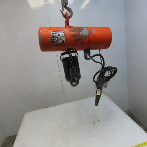 Cm Lodestar Model A 1/8 Ton Electric Chain Hoist 10' Lift 32FPM 115V 1Ph