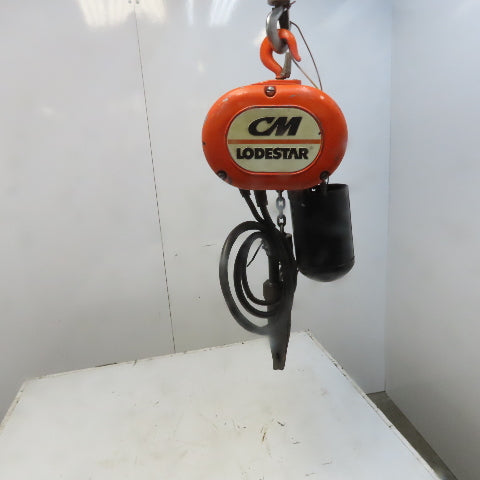 Cm Lodestar Model A 1/8 Ton Electric Chain Hoist 10' Lift 32FPM 115V 1Ph