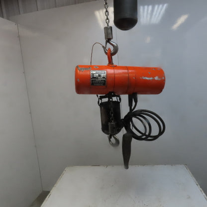 Cm Lodestar Model A 1/8 Ton Electric Chain Hoist 10' Lift 32FPM 115V 1Ph