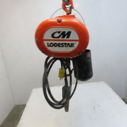 Cm Lodestar Model A 1/8 Ton Electric Chain Hoist 10' Lift 32FPM 115V 1Ph
