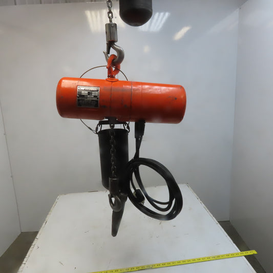 Cm Lodestar Model A 1/8 Ton Electric Chain Hoist 15' Lift 32FPM 115V 1Ph
