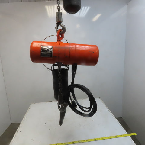 Cm Lodestar Model A 1/8 Ton Electric Chain Hoist 15' Lift 32FPM 115V 1Ph