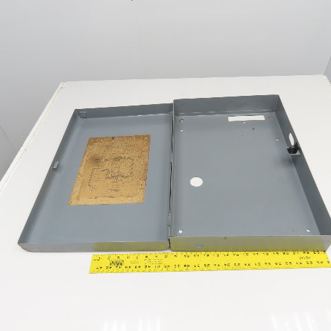 23" x 15-1/4" x 3" Deep Steel Electrical Enclosure Cabinet