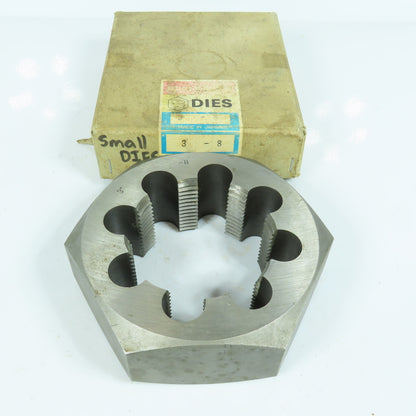 3"-8 Hexagon Rethreading Die