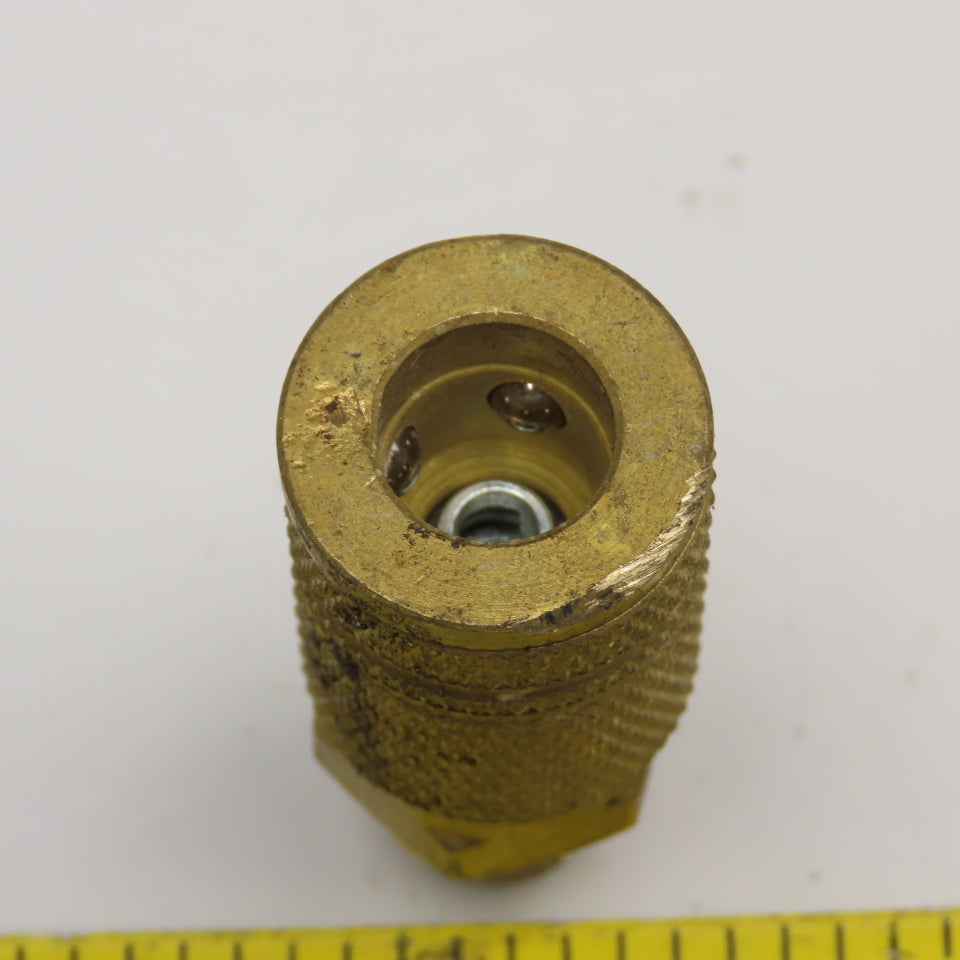 Female Quick Connect Air Coupling 1/4" NPT For 1/4" Body Male Lot Of 6