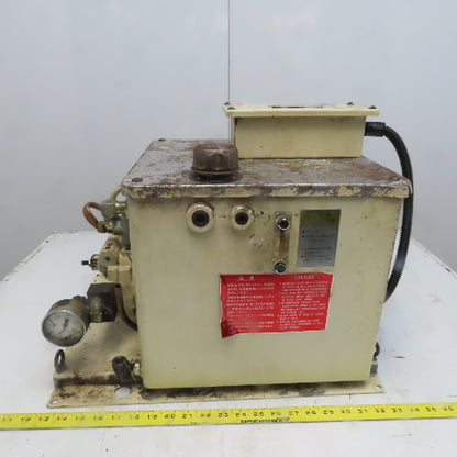 Okuma 1.5Kw 5 Gallon Hydraulic Power Unit 208-230V 50/60Hz From a Type 45VBE