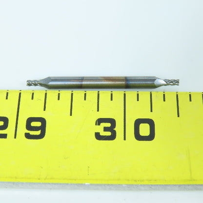 Accupro 71207763519 1/16" Square Double End Mill 4 Flute 1/8" Shank Lot of 3